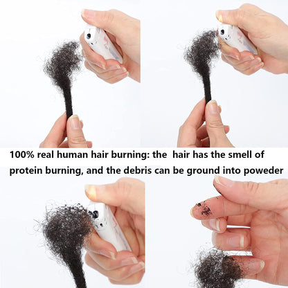 Human hair dreadlocks 0.2cm 0.4cm 0.6cm 0.8cm  #30 color