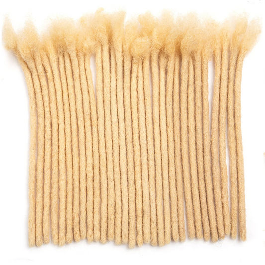 Human hair dreadlocks with 613  color 0.2cm, 0.4cm,0.6cm,0.8cm